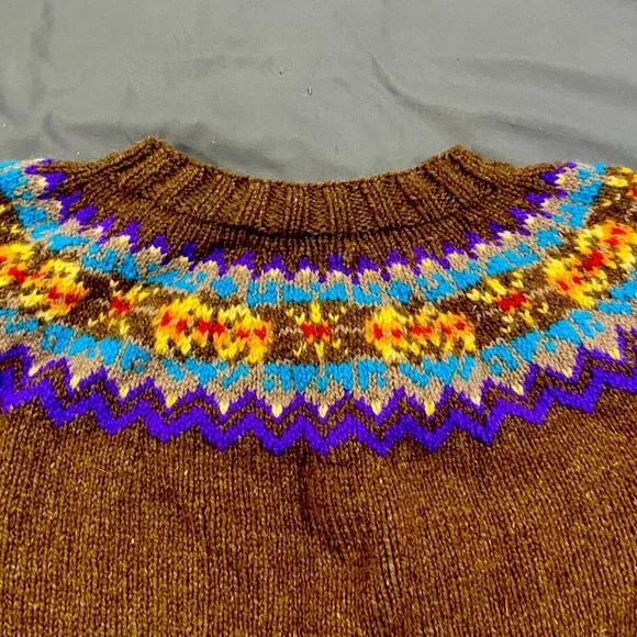 EUC Fair Isle Wool Sweater - Picture 2 of 9
